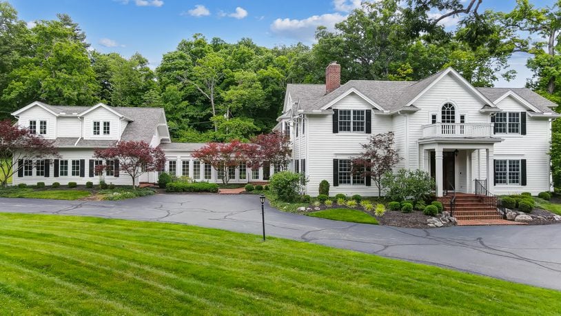 Listed for $2.2 million by Coldwell Banker Heritage, the stately two-story at 1230 Oakwood Ave., called Glenaerie, has 9,790 square feet of living space on about two acres. CONTRIBUTED