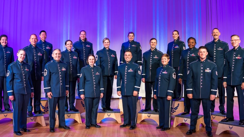 The Singing Sergeants are one of the six performing ensembles within The United States Air Force Band, the premier musical organization of the U.S. Air Force. Stationed at Joint Base Anacostia-Bolling in Washington, D.C., The United States Air Force Band honors those who have served, inspires American citizens to heightened patriotism and service, and connects with the global community on behalf of the U.S. Air Force and the United States of America. CREDIT: U.S.A.F. BAND