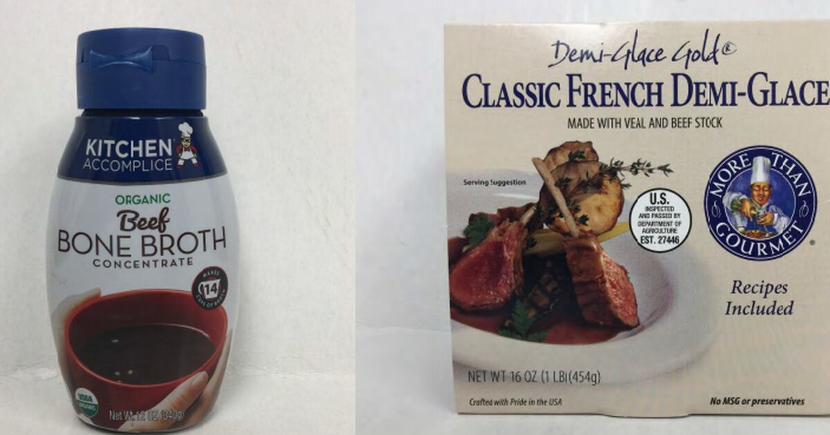 Nearly 7,000 pounds of beef and veal broth recalled for possible