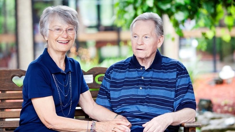 Carolyn and Caesar Klaus were married for 55 years. The pair are pictured together in 2013. CONTRIBUTED