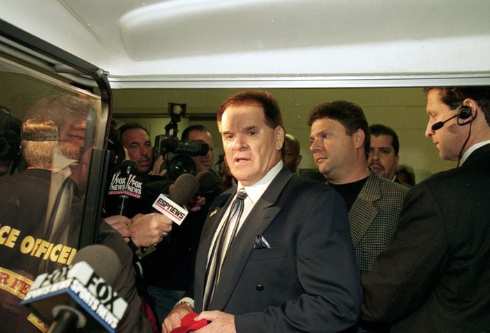 Legendary baseball player Pete Rose