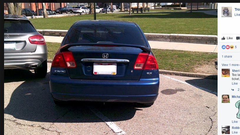 The Troy Police Department is posting photos on Facebook that illustrate how some drivers are violating parking rules.