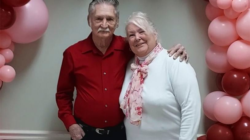 This photo provided by Laurel Lindsay shows Marcia and Jerry Savage, who were killed by a tree that fell and crushed their bedroom during Hurricane Helene. (Laurel Lindsay/Second Baptist Church of Beech Island, S.C.)