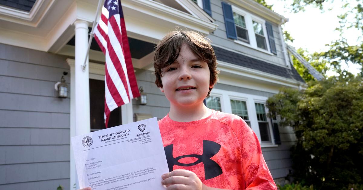 City officials shut down a boy's ice cream stand. Fundraisers and death threats followed