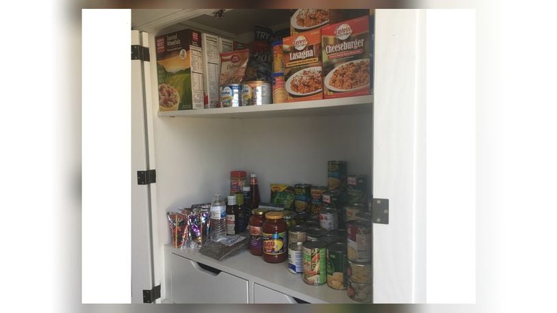 A new food pantry, closet and library she opened in Miamisburg.