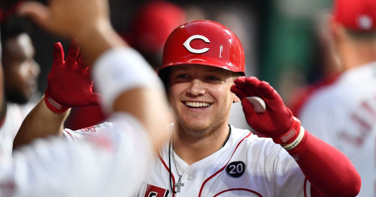 Winker's season so far for the Cincinnati Reds: Cold, hot, very cold