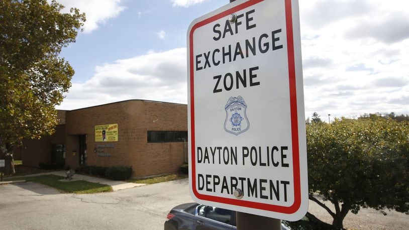 The Dayton Police Department's safe exchange program creates a safe location for custodial exchanges of children and assists local residents with the exchange of items purchased or sold online. STAFF FILE
