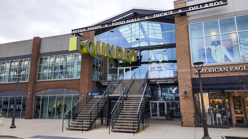 A variety of stores are located in The Foundry indoor shopping area at Liberty Center in Liberty Township. NICK GRAHAM/STAFF