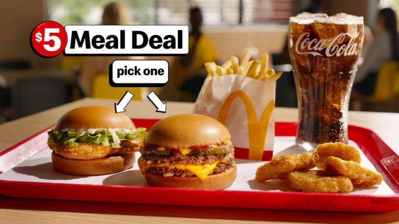 McDonald's is launching a $5 Meal Deal on June 25, 2024. CONTRIBUTED
