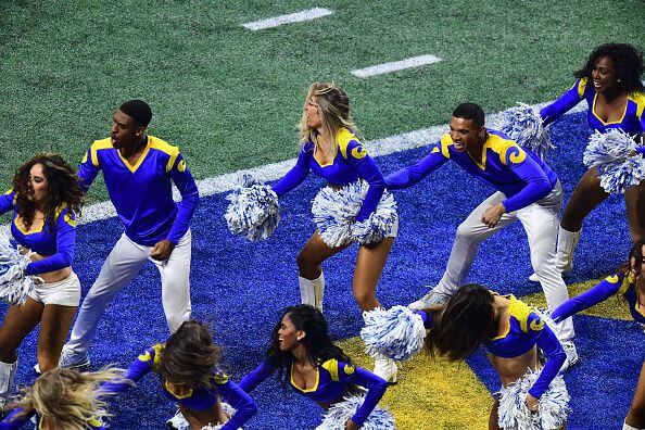 First male cheerleaders in Super Bowl history return as Los Angeles Rams  face Cincinnati Bengals