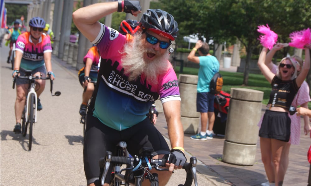 The Pan Ohio Hope rides, created by the American Cancer Society, will take 300 rider from Cleveland to Cincinnati July 25-28. Contributed