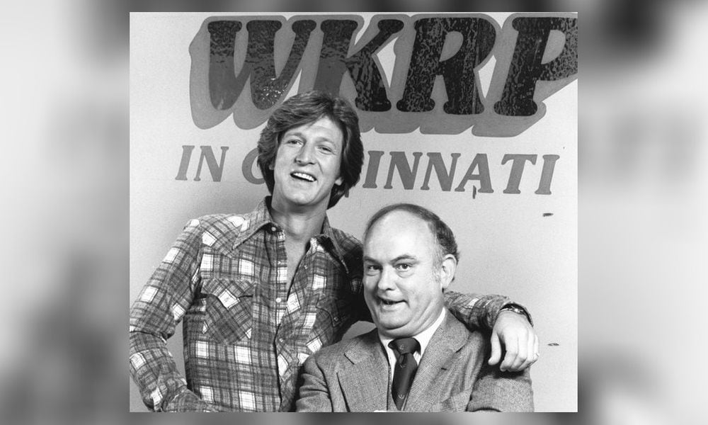 WKRP in Cincinnati featured locals Gary Sandy and Gordon Jump. DAYTON DAILY NEWS ARCHIVES