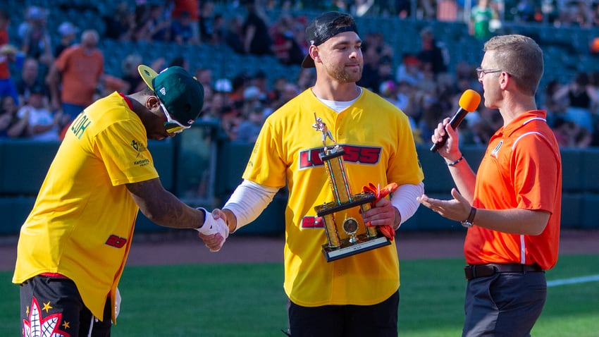 Logan Wilson Celebrity Softball Game Featuring Star Bengals