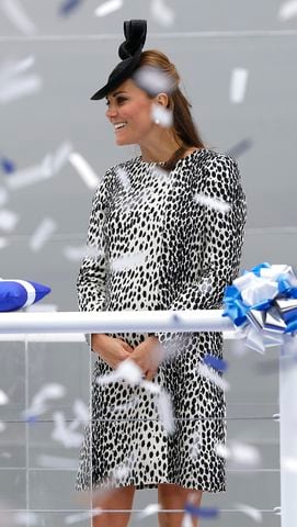 Kate Middleton attends a Princess Cruises ship naming ceremony