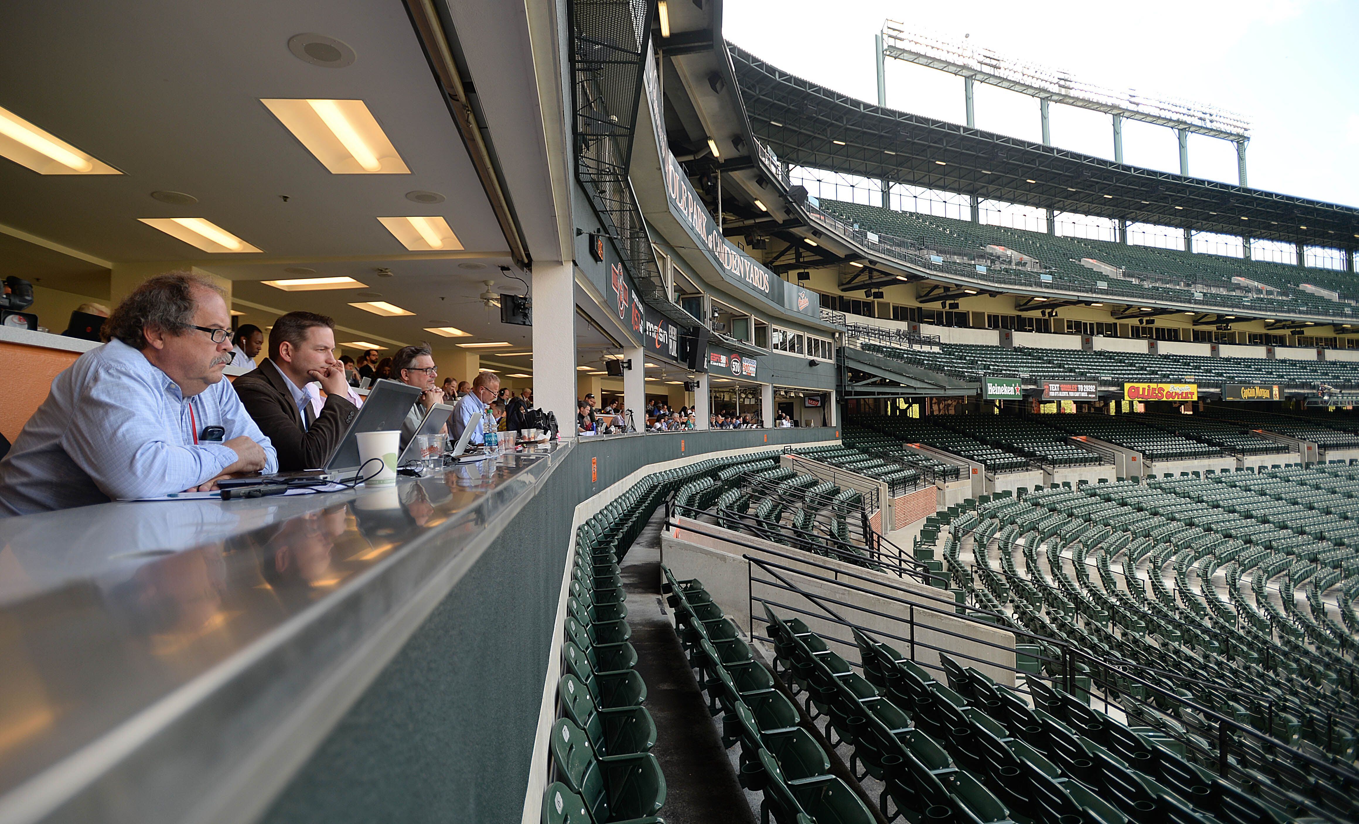 Pictures of Empty Stadium at Orioles-White Sox Game