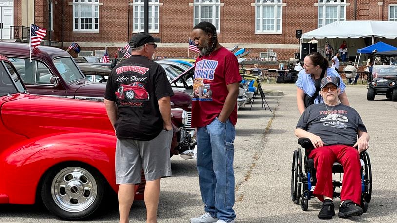 Veterans and members of the community gathered Saturday for the third annual Patriot Salute on the Dayton VA Medical Center campus. AIMEE HANCOCK/STAFF