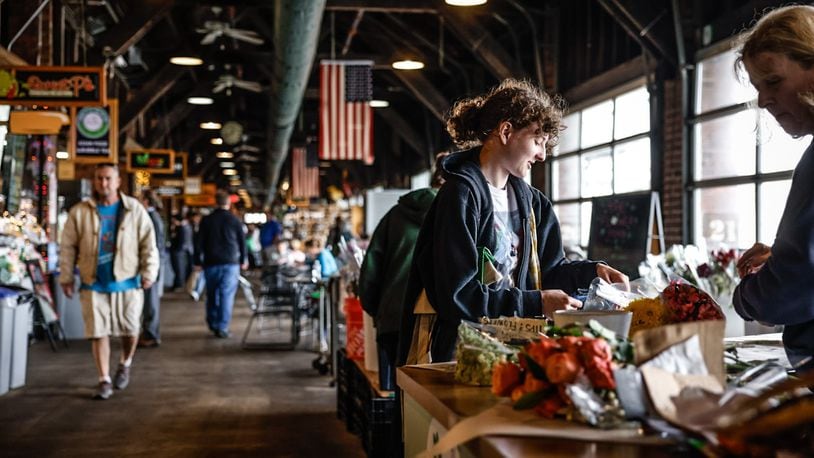 2nd Street Market, a facility of Five Rivers MetroParks located at 600 E. Second St. in Dayton, is open 11 a.m. to 3 p.m. Friday, 9 a.m. to 3 p.m. Saturday and 11 a.m. to 3 p.m. Sunday. JIM NOELKER/STAFF