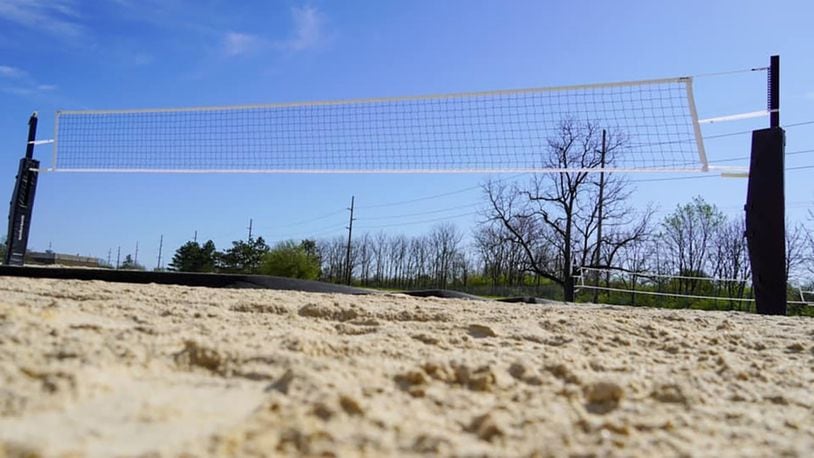 Fitness and sports officials from 88th Force Support Squadron Services have prepared sand volleyball courts for the return of intramurals at Wright-Patterson Air Force Base. CONTRIBUTED PHOTO