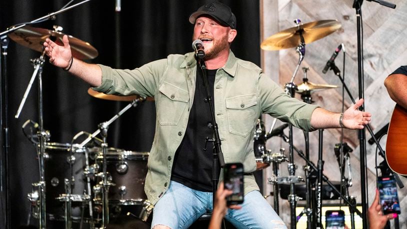 Cole Swindell performs during CMA Fest on Thursday June 6, 2024, in Nashville, Tenn. (Photo by Amy Harris/Invision/AP)