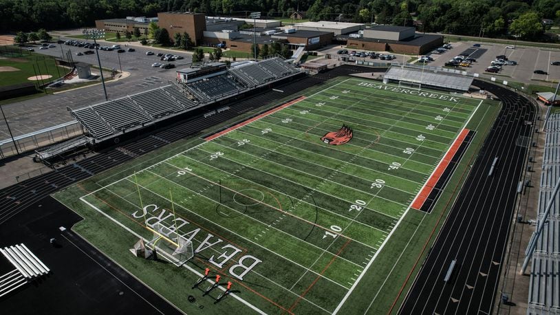 Beavercreek Schools will ask voters in November for a $265 million school bond to replace Beavercreek High School. JIM NOELKER/STAFF