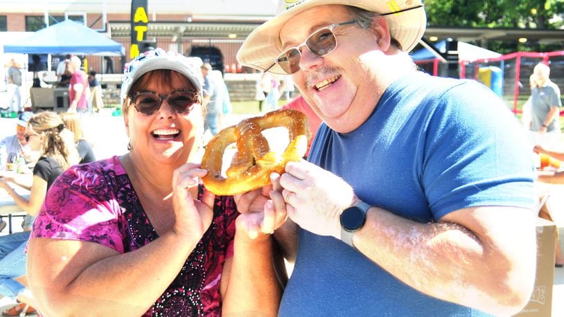 Germantown Pretzel Festival will be held 9 a.m.-9 p.m. Saturday and noon to 6 p.m. Sunday at Veteran's Memorial Park, 190 W. Warren St., Germantown. Picture is from last year's event. DAVID A. MOODIE/CONTRIBUTING PHOTOGRAPHER