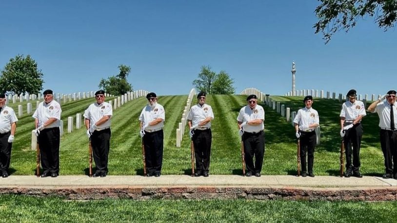 Dayton National Cemetery Honor Squad volunteers come from across the region to participate in burial ceremonies for veterans. CONTRIBUTED