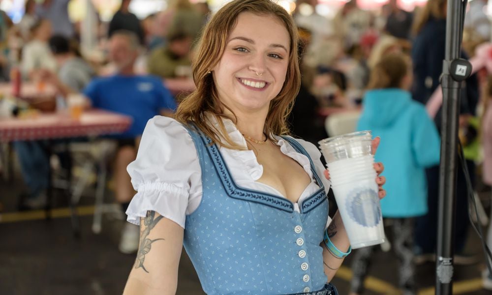 The Dayton Art Instituteâs 53rd Oktoberfest was celebrated on the museumâs grounds on Saturday, Sept. 28 and Sunday, Sept. 29, 2024. Oktoberfest is the museumâs largest annual fundraiser. Hereâs a look at Saturdayâs fun despite the constant rain. TOM GILLIAM / CONTRIBUTING PHOTOGRAPHER