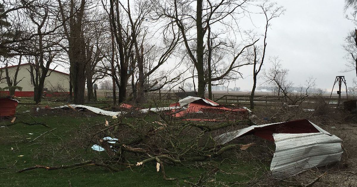 Darke County tornado damage photos from Arcanum, Ohio