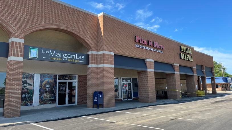 Two restaurants in Riverside, Pita N More and Las Margaritas Mexican Bar and Grill, are closed after a fire broke out at the Dollar General on Airway Road Sunday morning. NATALIE JONES/STAFF