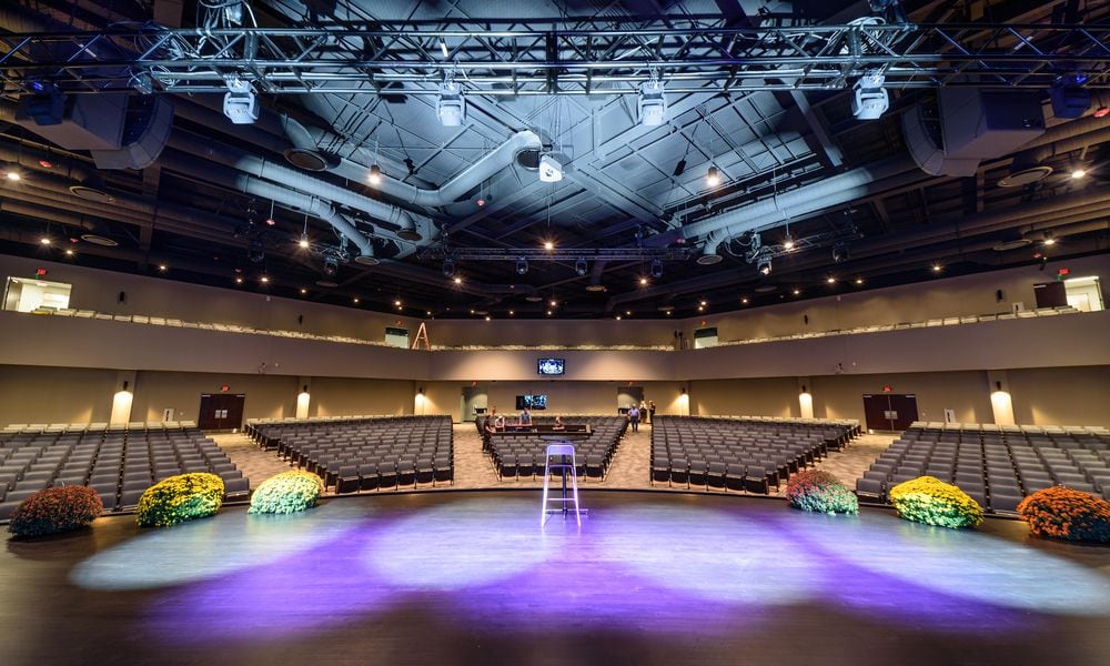 The Arbogast Performing Arts Center, located at 500 S. Dorset Rd. in Troy, seats 1,200 people for education, arts, community and business events. TOM GILLIAM / CONTRIBUTING PHOTOGRAPHER