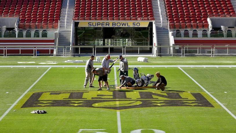 EVERYTHING that goes into preparing Super Bowl Sunday Stadium 