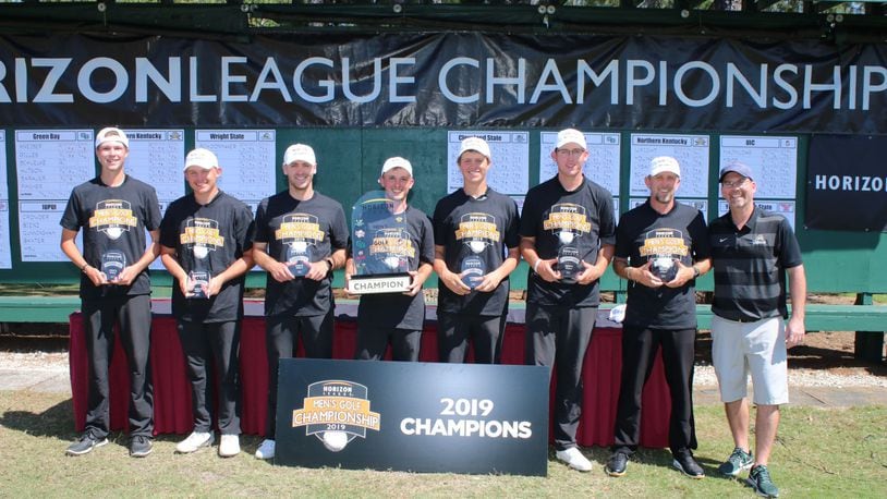 The Wright State golf team won its league title since 2004 on Tuesday in Howey-in-the-Hills, Fla. CONTRIBUTED