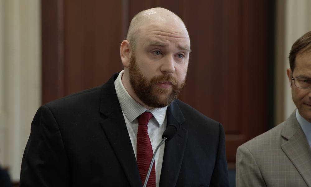 Ex-seminarian Broderick Witt is sentenced to up to five years probation Thursday, Sept. 12, 2024, in Hamilton County Common Pleas Court after pleading guilty to multiple counts of pandering sexually oriented matter. involving a minor. DWAYNE SLAVEY/WCPO