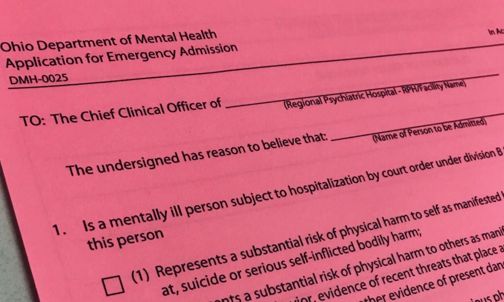 What is a mental health pink slip?