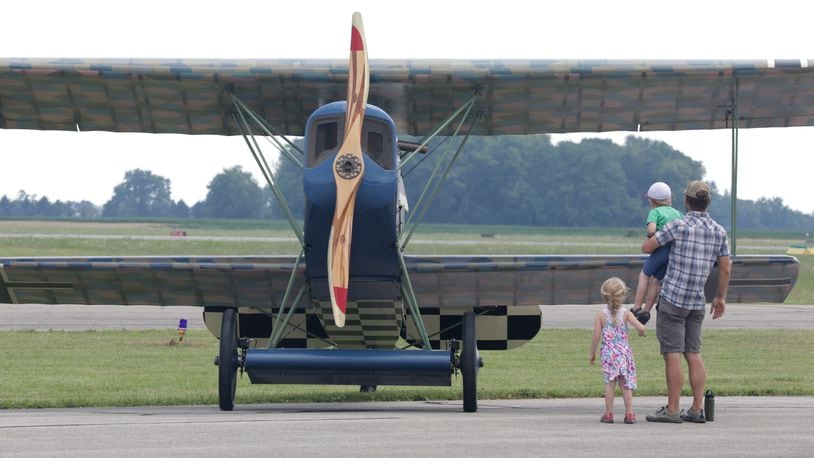 The 10th annual Barnstorming Carnival will be held this weekend at the Springfield-Beckley Municipal Airport. The Barnstorming Carnival gives the community the chance to experience the golden age of aviation with antique aircraft, from the 1920's, 1930's and 1940's, both on the ground and in the air. It features activities for the whole family as well as food trucks and a cruise-in. FILE/BILL LACKEY/STAFF