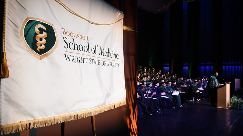 Wright State University Boonshoft School of Medicine received a $1.7 million gift from the estate of the late Dr. William A. Bernie, which will be used to support scholarships for medical students at the school. CONTRIBUTED FILE