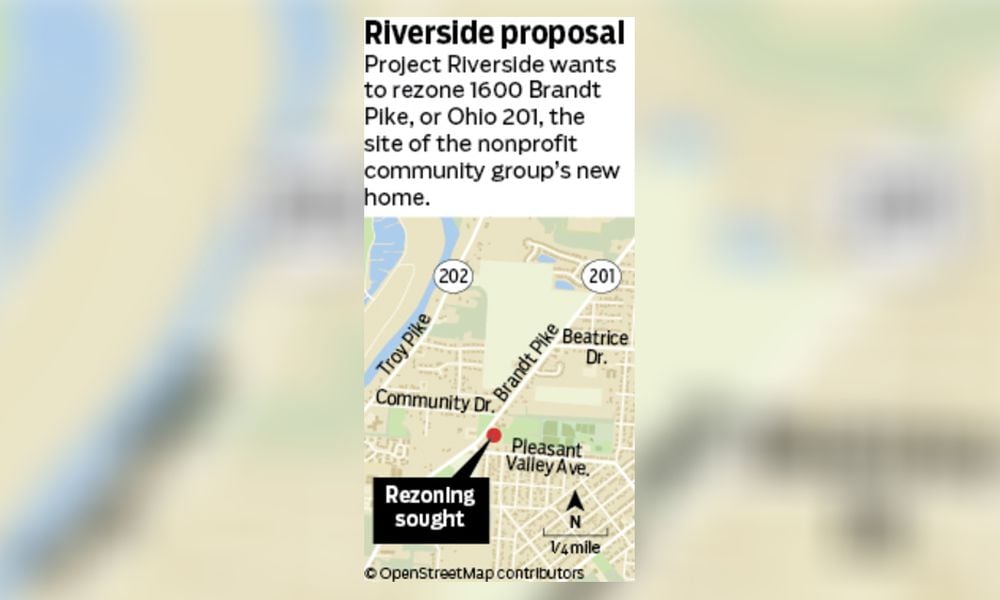 Project Riverside has a land contract for property at the 1600 Brandt Pike, a 2.6-acre former church site near Rohrer Park. STAFF