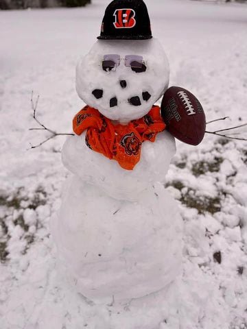 PHOTOS: Your Bengals-themed snowman photos