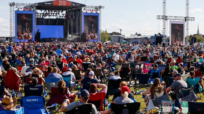 The headliners for the Voices of America Country Music Festival 2024 will include Jason Aldean, Keith Urban, Sam Hunt, and Ernest. The four-day music festival will return Aug. 8-11. Pictured is day three of the first Voices of America Country Music Fest Aug. 12, 2023 on the grounds of National Voice of America Museum of Broadcasting in West Chester Township. NICK GRAHAM/STAFF
