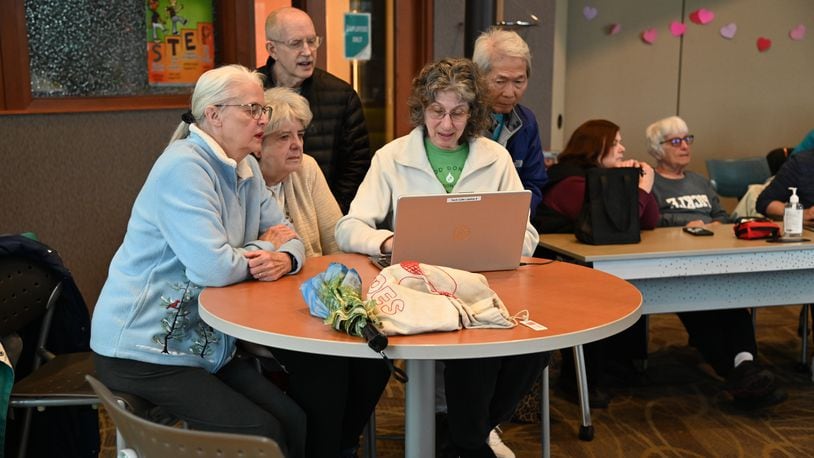 Golden Hour program participants can learn about technology and get computer tips. CONTRIBUTED