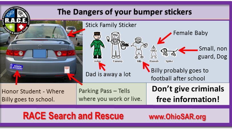 Your stick figure family may be putting your family in danger