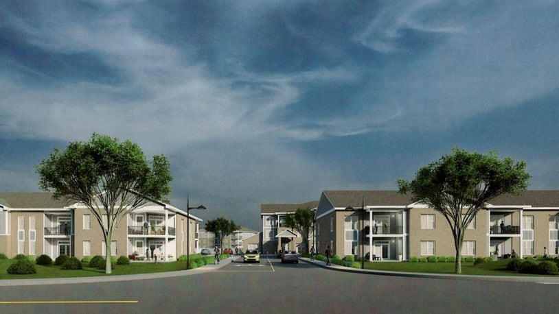 Indiana-based developer CRG Residential is looking to construct 284 apartments on 32.6 acres at the southeast corner of Yankee Street and West Spring Valley Pike in Washington Twp. CONTRIBUTED