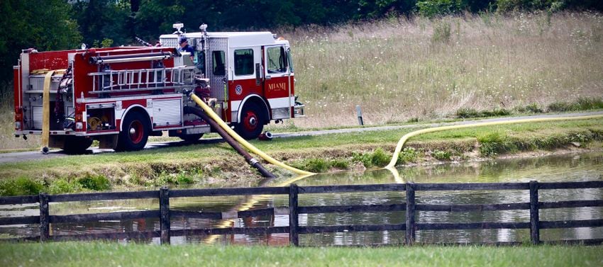 Miami Twp barn fire