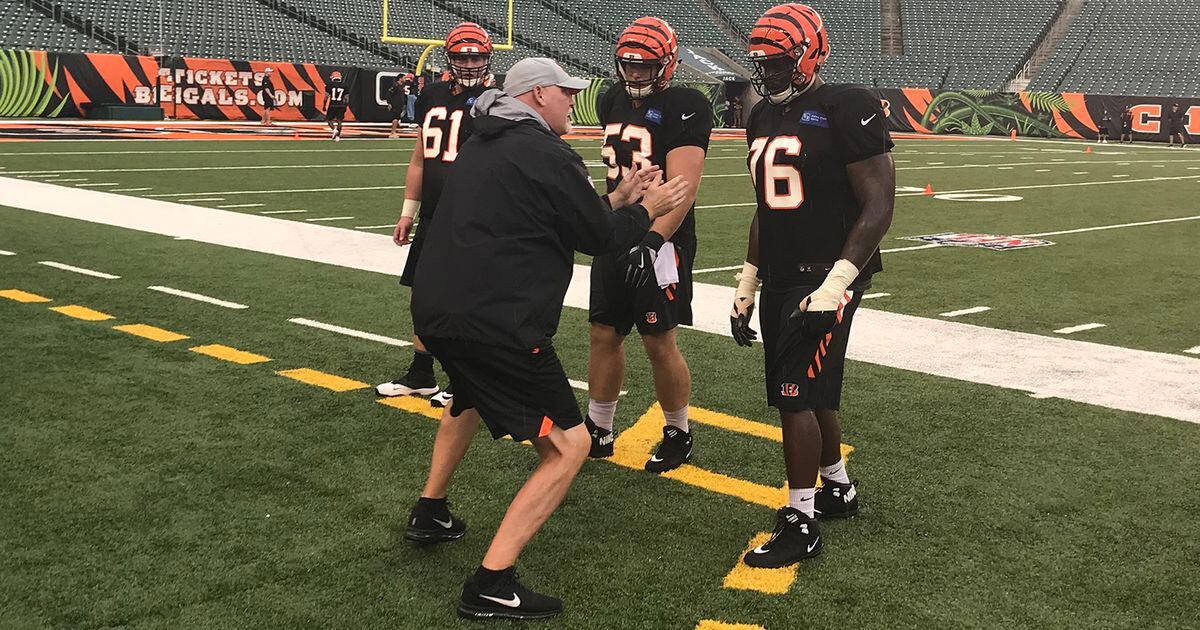 Frank Pollack is bringing zone blocking scheme back to Cincinnati