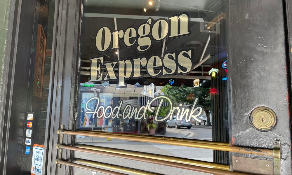 The Oregon Express, located at 336 E. Fifth St. in Dayton, is for sale. NATALIE JONES/STAFF