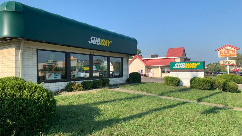 The Subway on West Main Street in Xenia has permanently closed, according to a sign from management on the door of the business. NATALIE JONES/STAFF