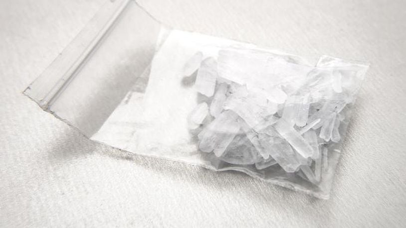 Stock photo of methamphetamine.