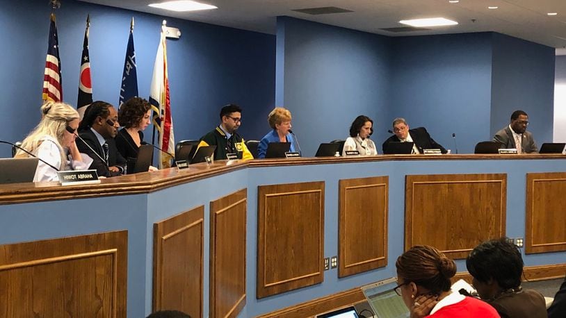 Dayton’s school board hopes efforts stemming from its strategic plan will lead to continued academic improvement in the district. JEREMY P. KELLEY / STAFF