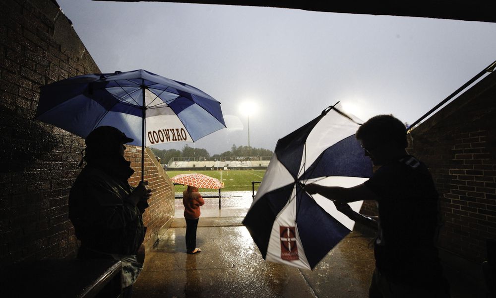 Oakwood schools will install new LED lights at Mack Hummon Field, which was built in the 1930s, as a cost-saving measure. FILE