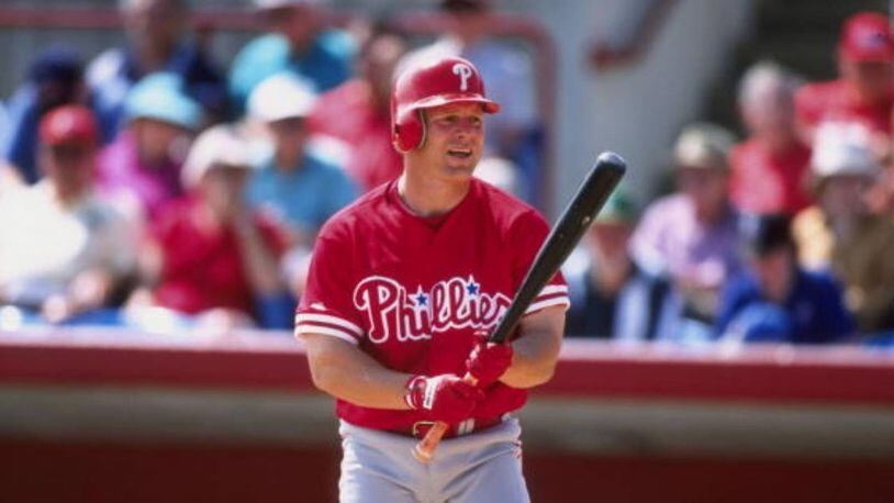 Philadelphia, PA, USA. 22nd Aug, 2019. : Lenny Dykstra vs Angry Bagel guy  stare down for Celebrity